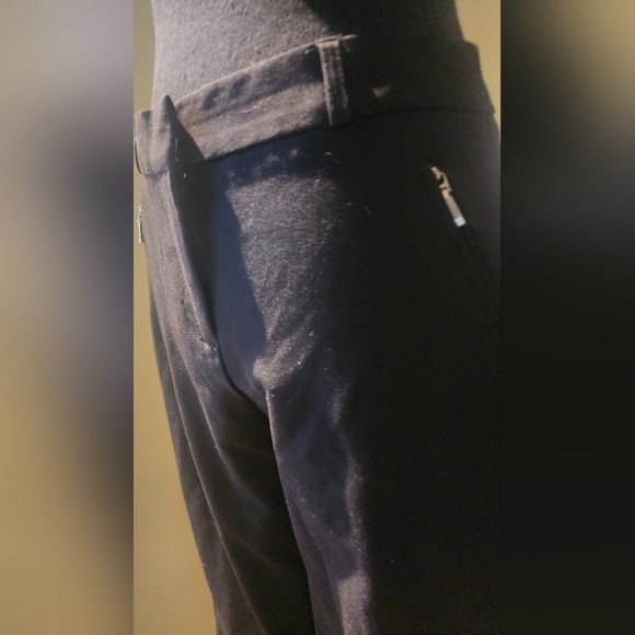 Suzy Sheir Black Dress Pants Straight Leg - Picture 3 of 11